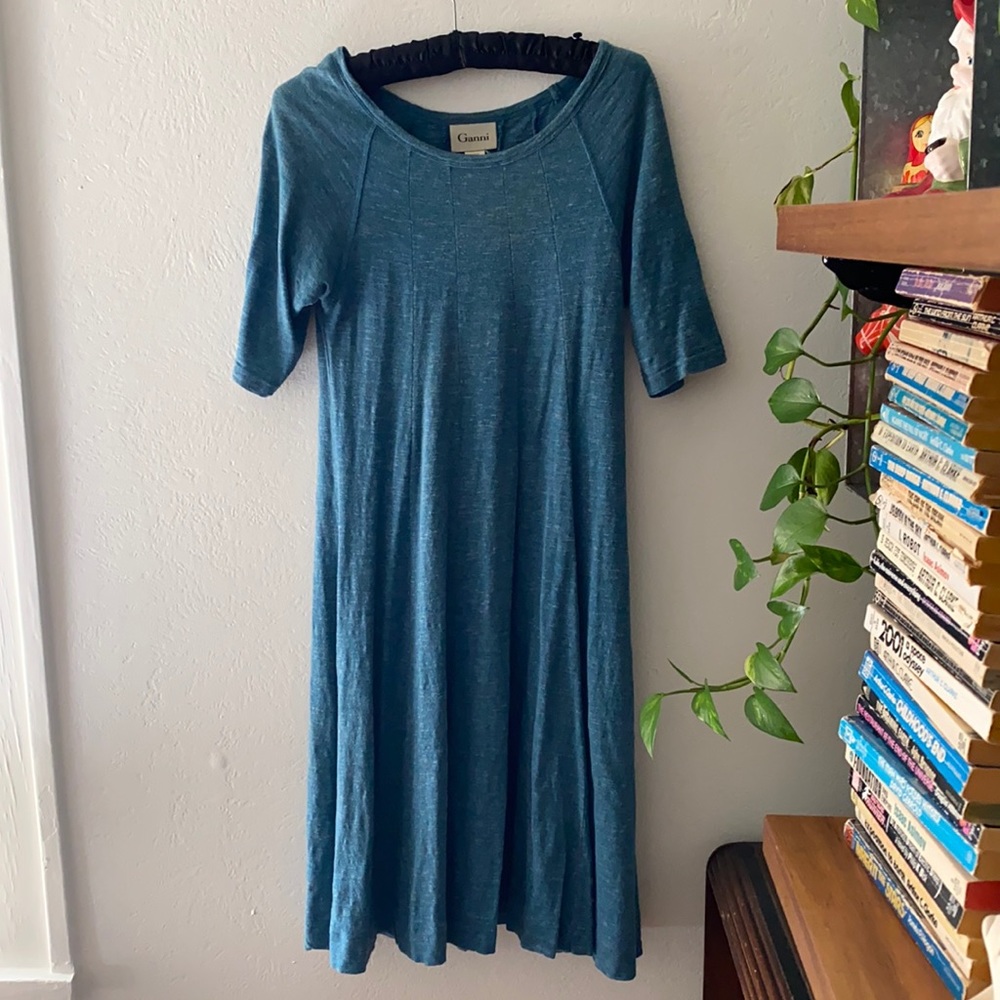 Ganni Threaded Trails dress from Anthropologie